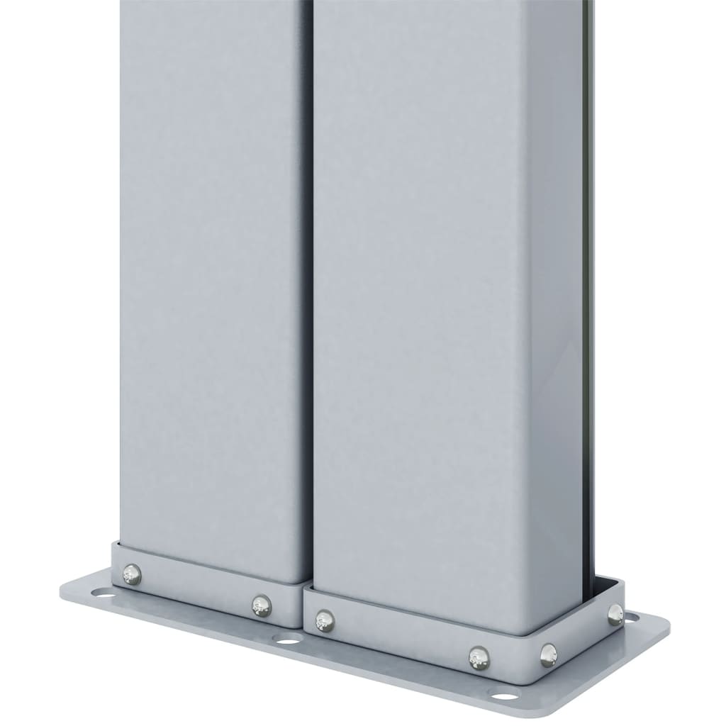 Tenda da Sole Laterale Retrattile Nera 160x1000 cm 318030