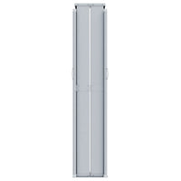 Tenda da Sole Laterale Retrattile Rossa 180x1000 cm 318041