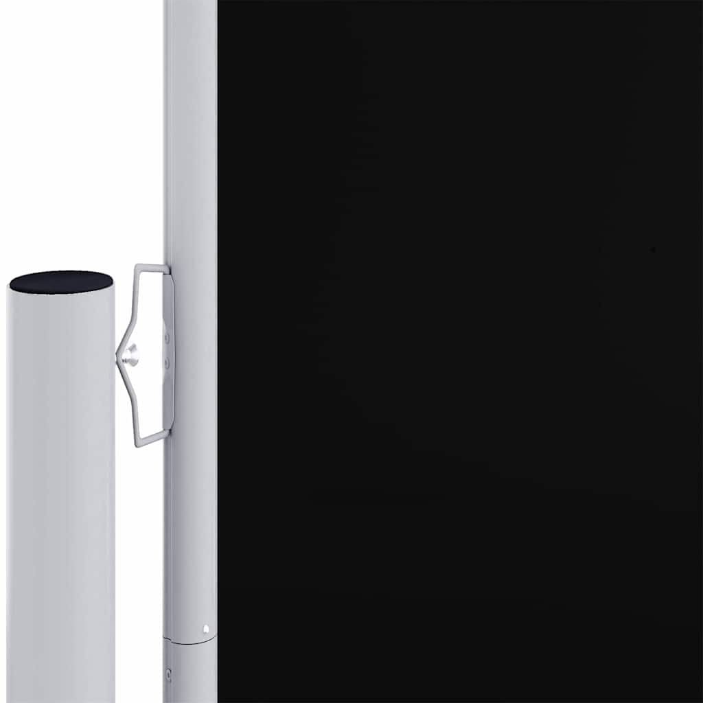 Tenda da Sole Laterale Retrattile Nera 200x1000 cm 318042