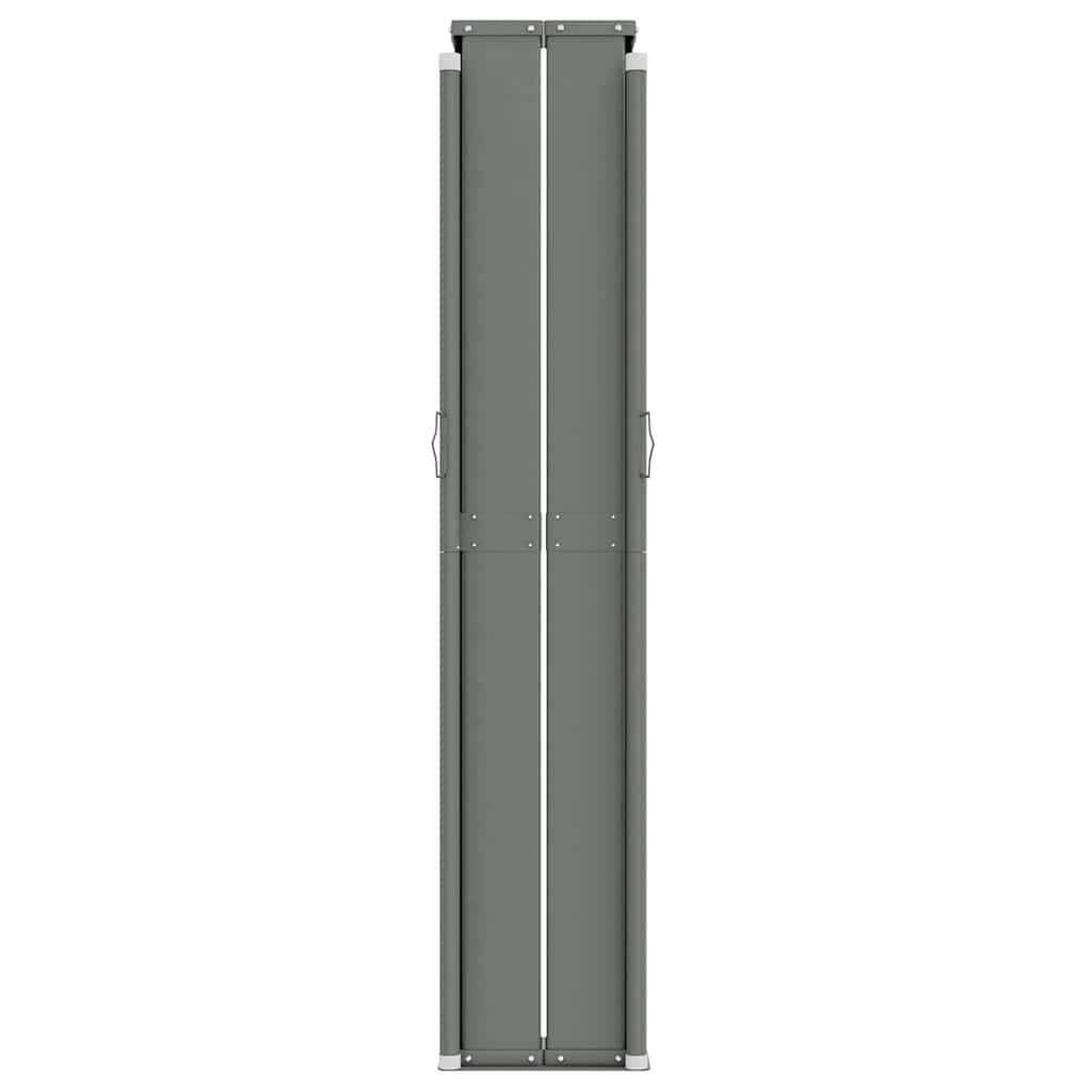 Tenda da Sole Laterale Retrattile Rossa 220x1000 cm 318053