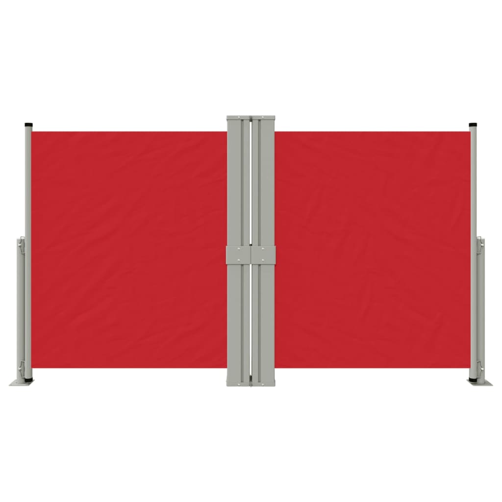 Tenda Laterale Retrattile Rossa 140x1200 cm 318065