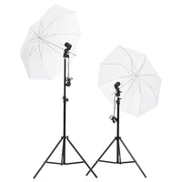 Kit di Illuminazione da Studio con Treppiedi e Ombrelli