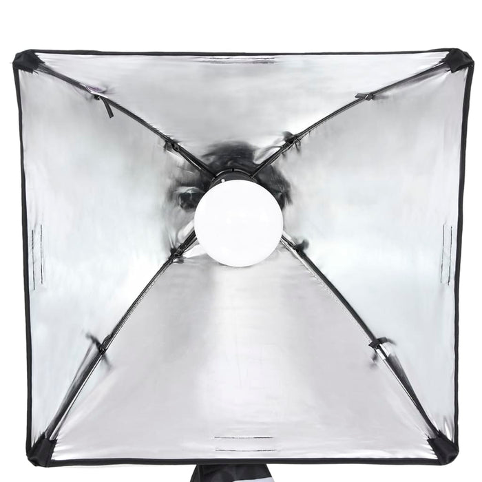 Kit illuminazione da studio con treppiede e Softbox bianco 02_0042391