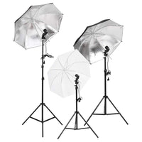 Kit di Illuminazione da Studio con Treppiedi e Ombrelli cod mxl 128485