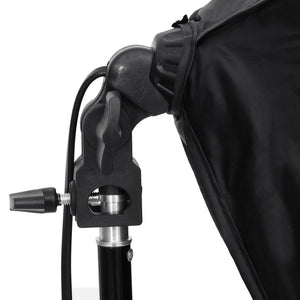 Kit Illuminazione da Studio con Fondali e Softbox Bianco 02_0042396