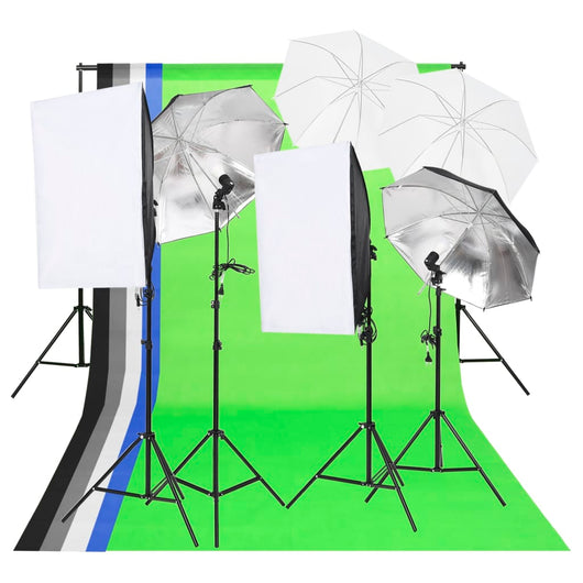 Kit illuminazione studio fotografico bianco 02_0042394