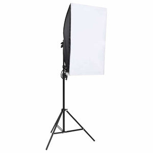 Kit per Studio Fotografico 6 pz con Set di Luci e Softbox 190245