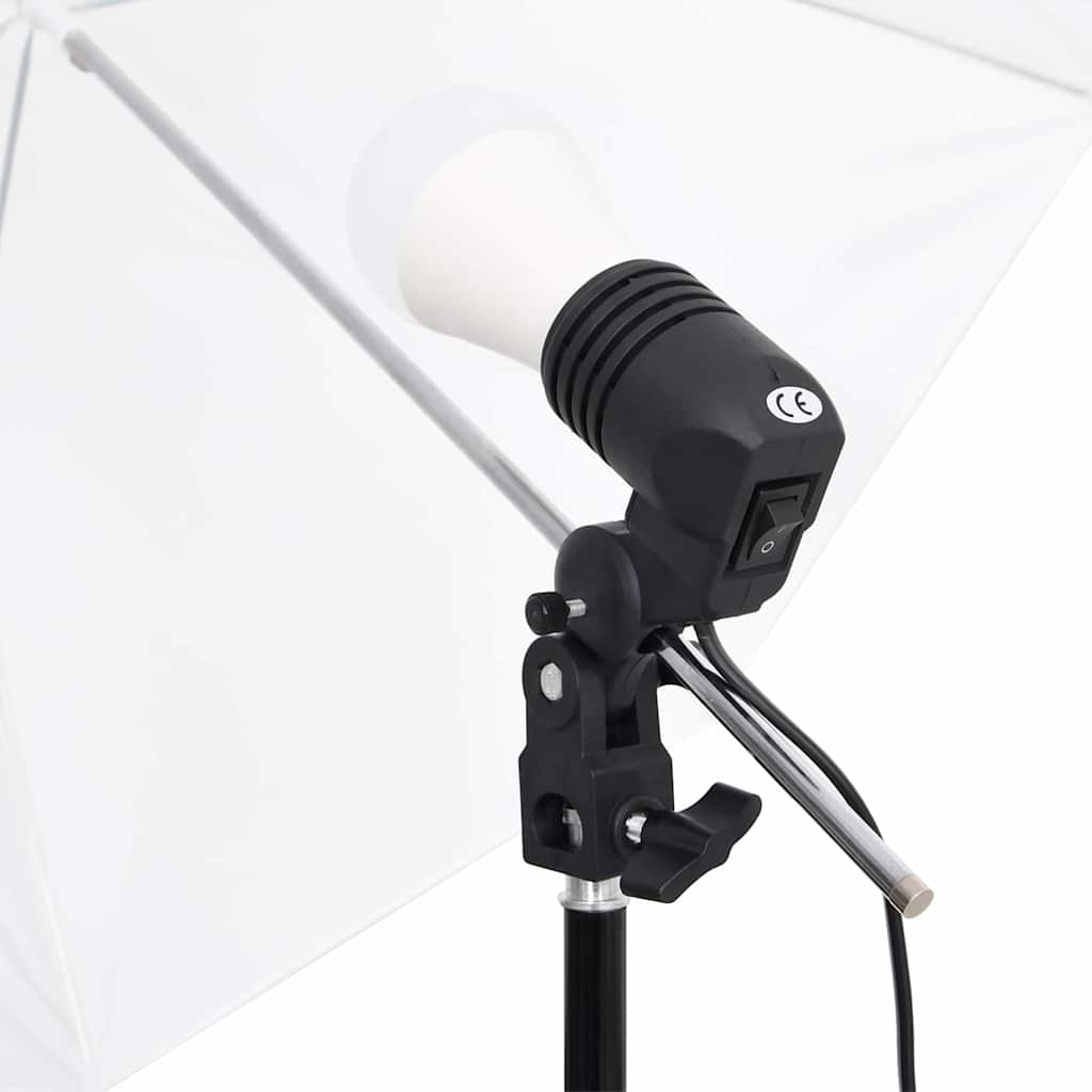 Kit per Studio Fotografico 6 pz con Set di Luci e Softbox 190245