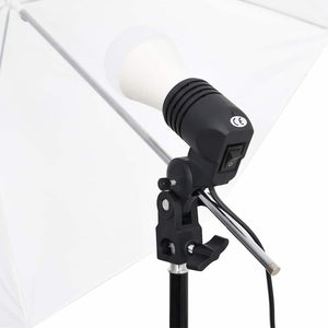Kit per Studio Fotografico 6 pz con Set di Luci e Softbox 190245