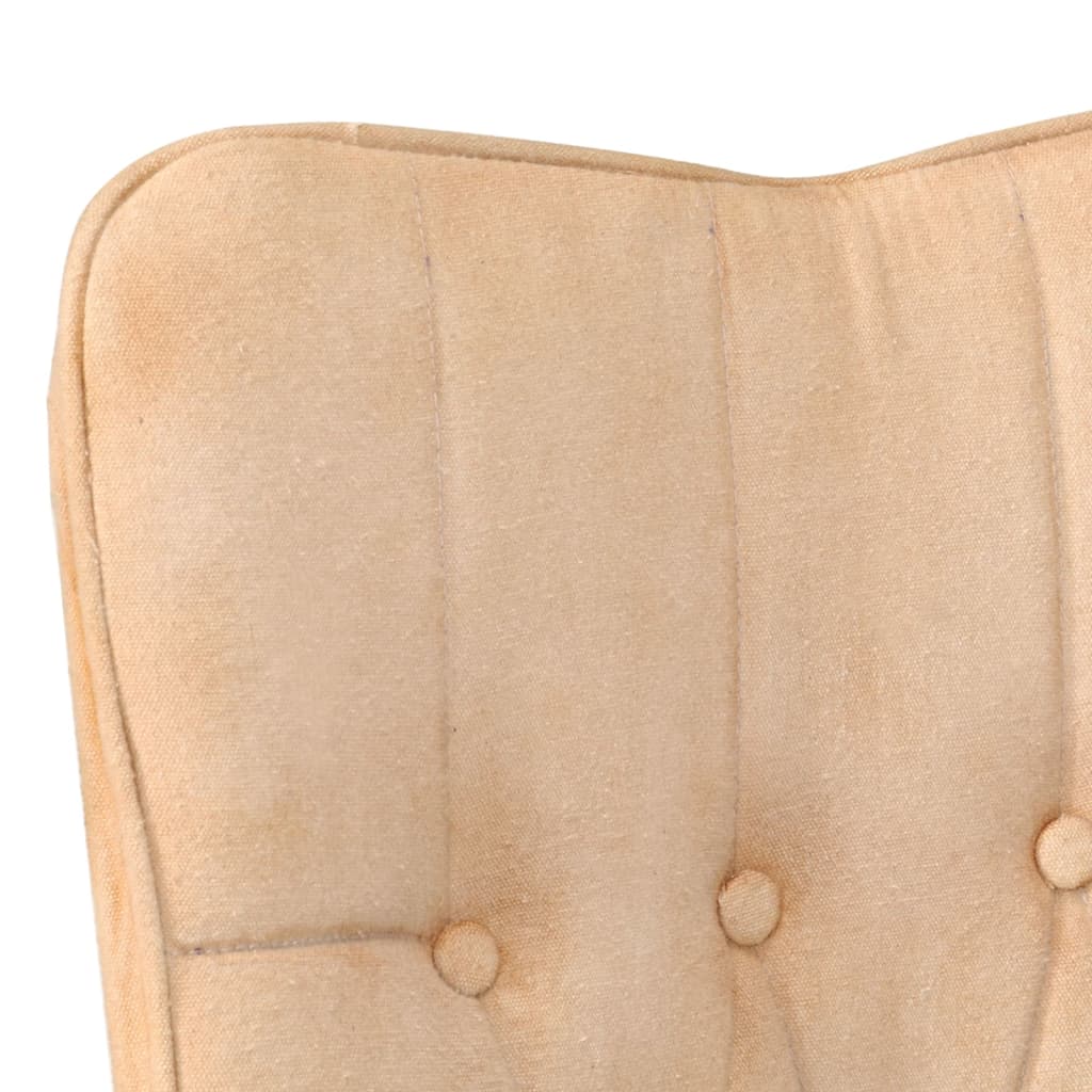 Sedia a Schienale Alto Crema in Tela 339651