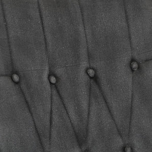 Sedia a Dondolo Nera Vintage in Tela 339686