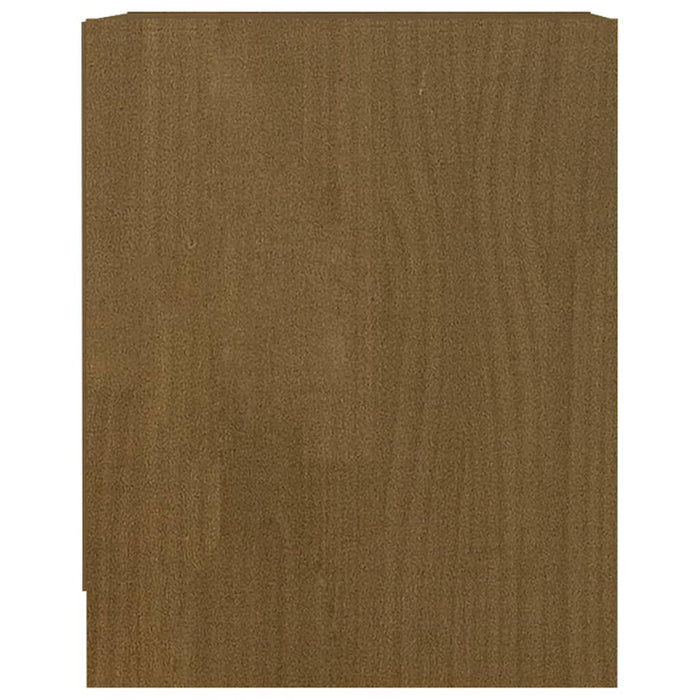 Comodino Marrone Miele 35,5x33,5x41,5 cm in Legno di Pino cod mxl 30240