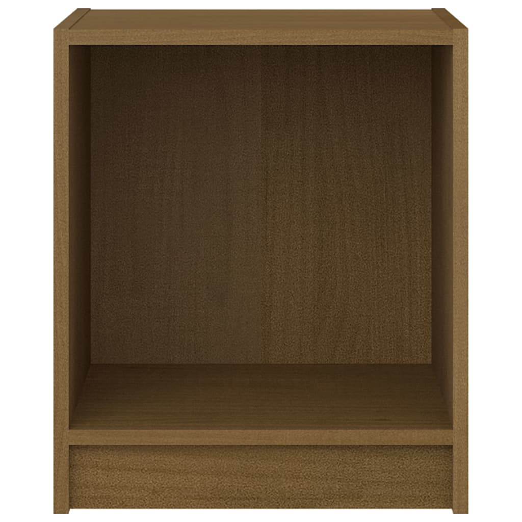 Comodini Marrone Ambra 2 pz 35,5x33,5x41,5 cm in Legno di Pino 809926