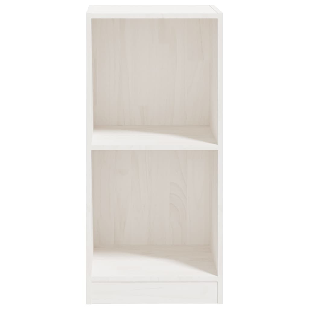Credenza Bianca 35,5x33,5x76 cm in Legno Massello di Pino 809931