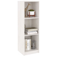Libreria/Divisorio Bianco 36x33x110 cm Legno Massello di Pino 809937