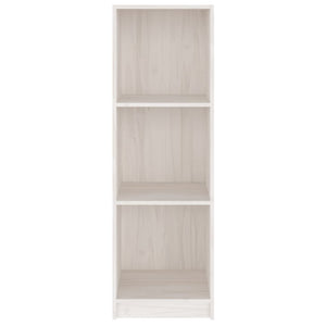 Libreria/Divisorio Bianco 36x33x110 cm Legno Massello di Pino 809937