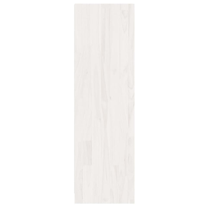 Libreria/Divisorio Bianco 36x33x110 cm Legno Massello di Pino 809937