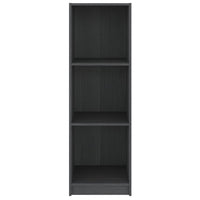 Libreria/Divisorio Grigio 36x33x110 cm Legno Massello di Pino 809938