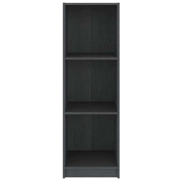 Libreria/Divisorio Grigio 36x33x110 cm Legno Massello di Pino 809938