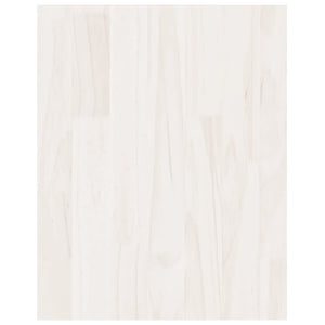 Mobile Porta TV Bianco 70x33x42 cm in Legno Massello di Pino 809943