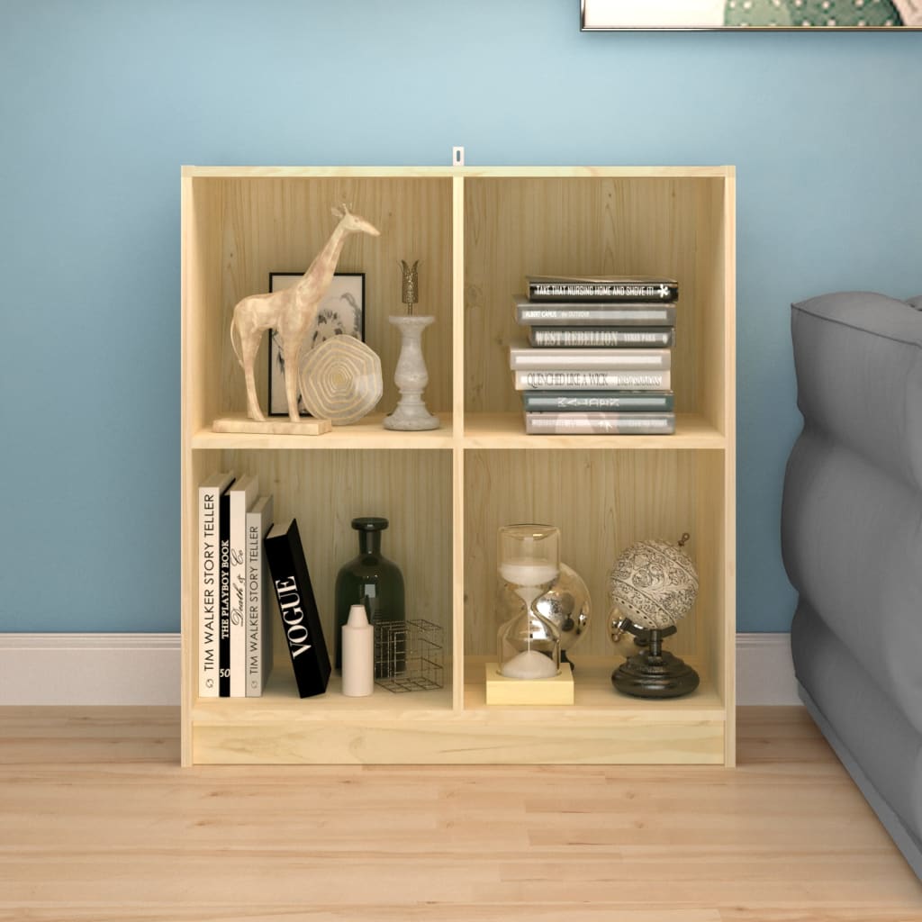 Credenza-Buffet-Armadio da cucina 70x33x76 cm in Legno Massello di Pino