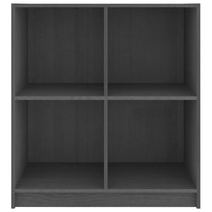 Credenza Grigia 70x33x76 cm in Legno Massello di Pino 809950