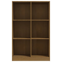 Libreria Marrone Ambra 70x33x110 cm in Legno Massello di Pino 809957