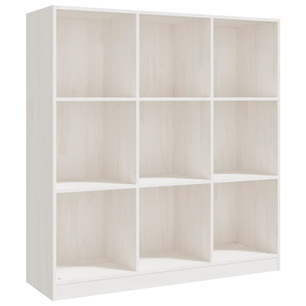 Libreria/Divisorio Bianco 104x33,5x110 cm in Massello di Pino 809973