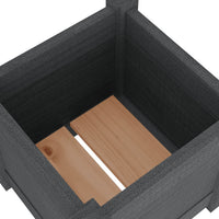 Fioriere da Giardino 2 pz Grigie 31x31x31 cm in Legno di Pino 810527