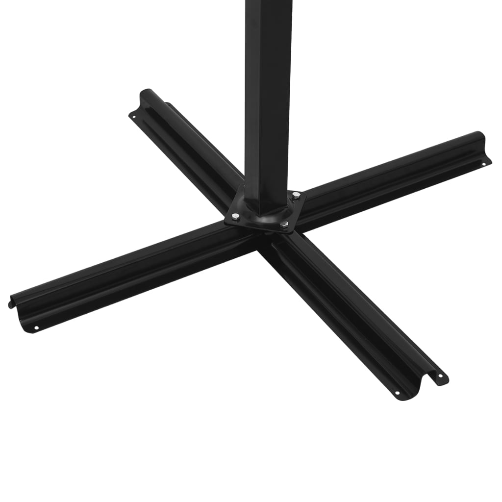 Ombrellone a Sbalzo da Giardino Palo in Legno 400x300 cm Sabbia 318429