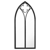 Specchio-Specchio DecorativoNero 100x45 cm Ferro per Uso Interno 138894