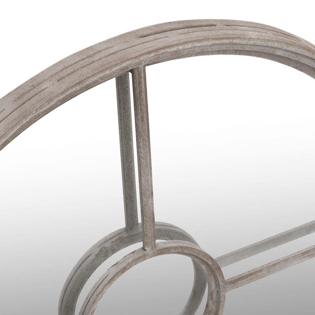 vidaXL Specchio Sabbia 40x4 cm Ferro Rotondo per Uso Interno