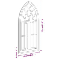 Specchio Sabbia-Specchio Decorativo 70x30 cm in Ferro per Uso Interno