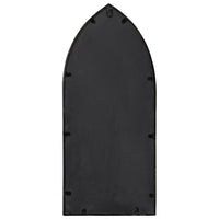 Specchio Nero 70x30 cm in Ferro per Uso Interno