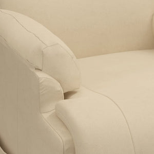 Poltrona Alzapersona Reclinabile Crema Similpelle Scamosciata 3093182