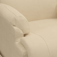 vidaXL Poltrona Alzapersona Reclinabile Crema Similpelle Scamosciata