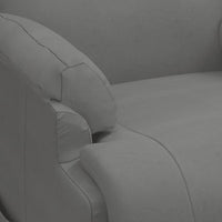 Poltrona Alzapersona Massaggiante Grigio Scuro in Scamosciato 3093186