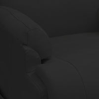vidaXL Poltrona Alzapersona Massaggiante Nera in Scamosciato