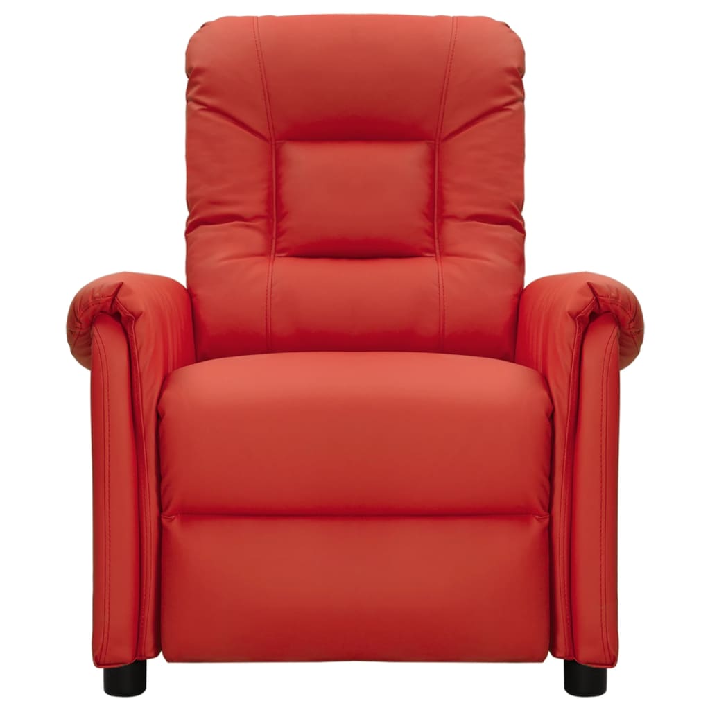 Poltrona Alzapersona Rosso Vino Similpelle 3093304