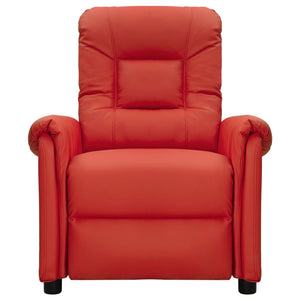 Poltrona Alzapersona Rosso Vino Similpelle 3093304