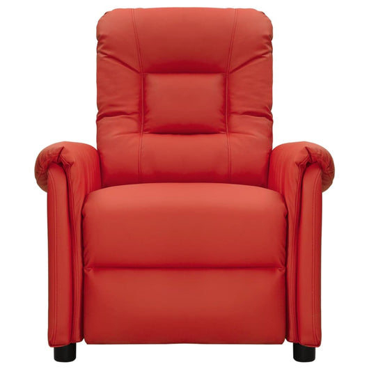 Poltrona Alzapersona Rosso Vino Similpelle 3093304