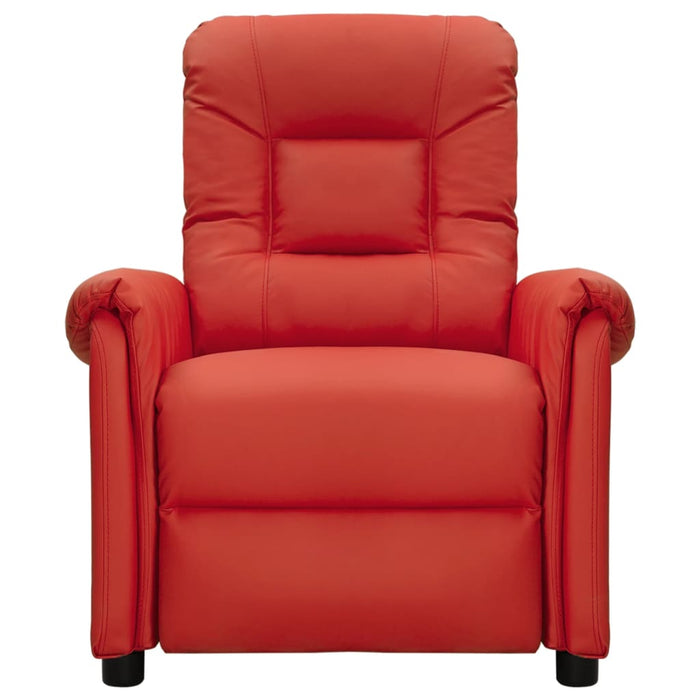 Poltrona Alzapersona Rosso Vino Similpelle 3093304