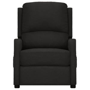 Poltrona Alzapersona Massaggiante Nera in Tessuto 3093407