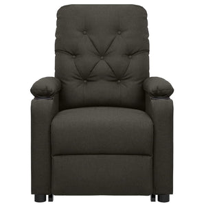 Poltrona Alzapersona Massaggiante Elettrica Tortora in Tessuto cod mxl 32462