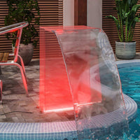 Fontana da Piscina con LED RGB in Acrilico 51 cm 151406