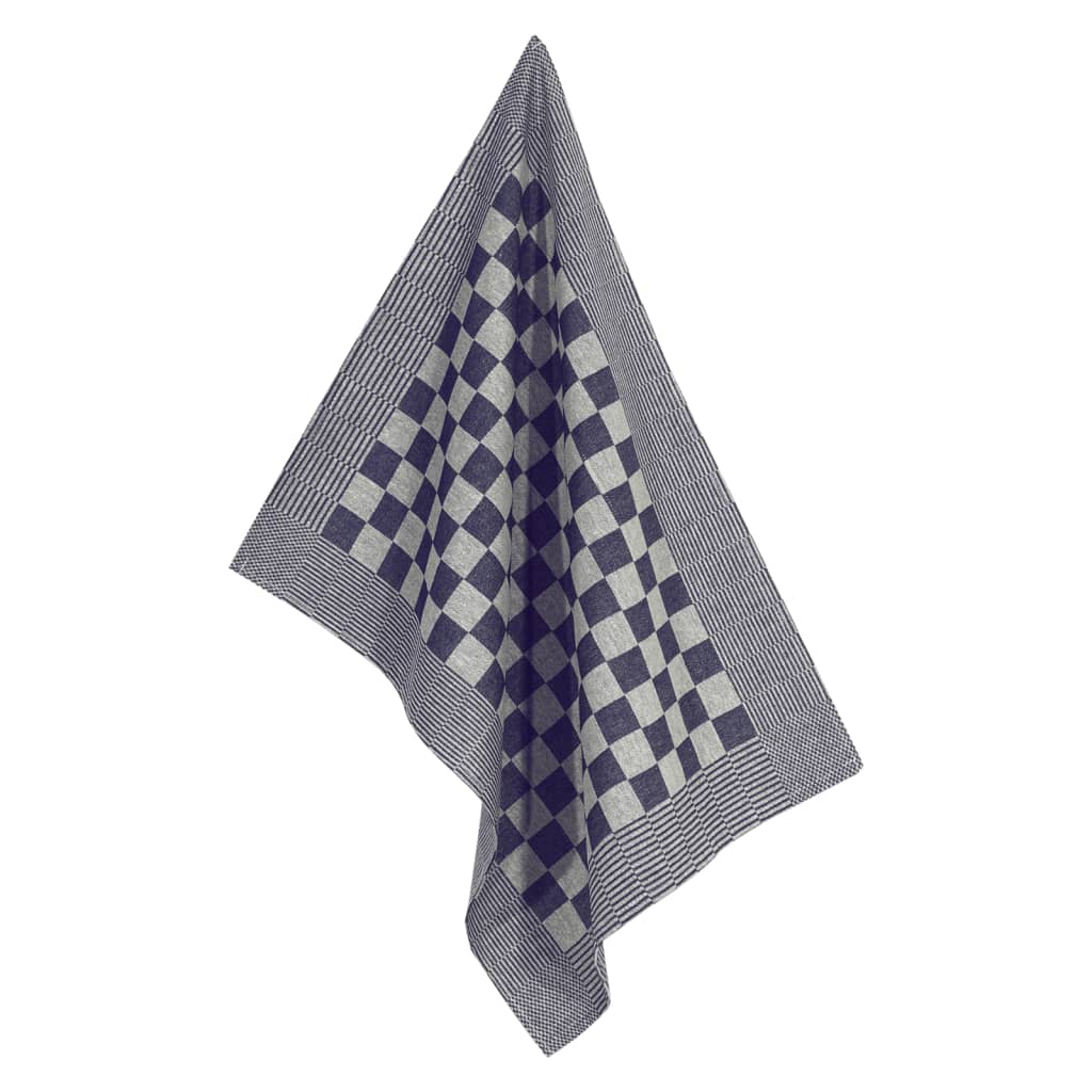 Strofinacci da Cucina 10 pz-Asciugamani da cucina Blu e Bianchi 50x70 cm in Cotone