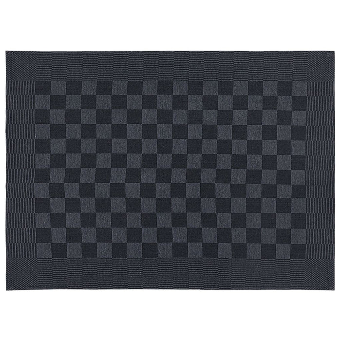 Set Strofinacci 10 pz in Cotone Nero e Grigio 136285