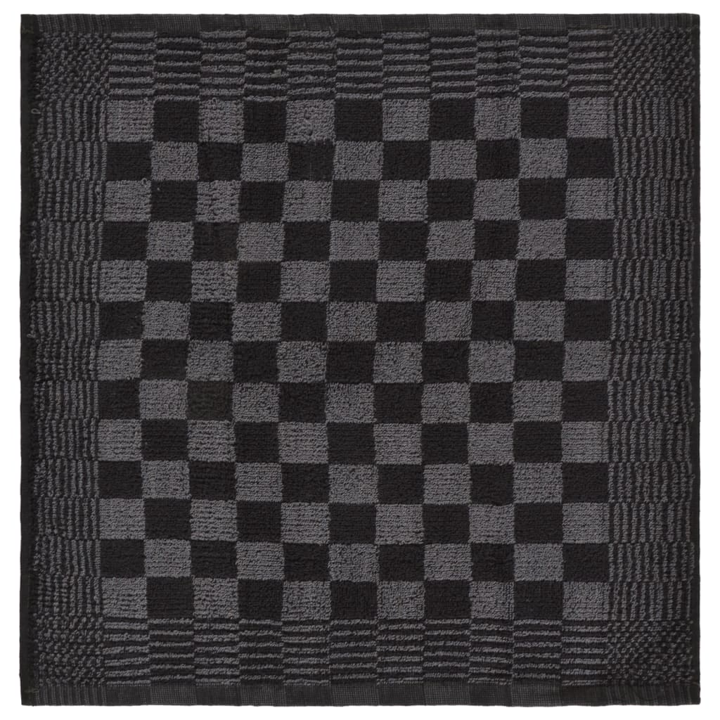 Set Strofinacci 20 pz in Cotone Nero e Grigio 136286