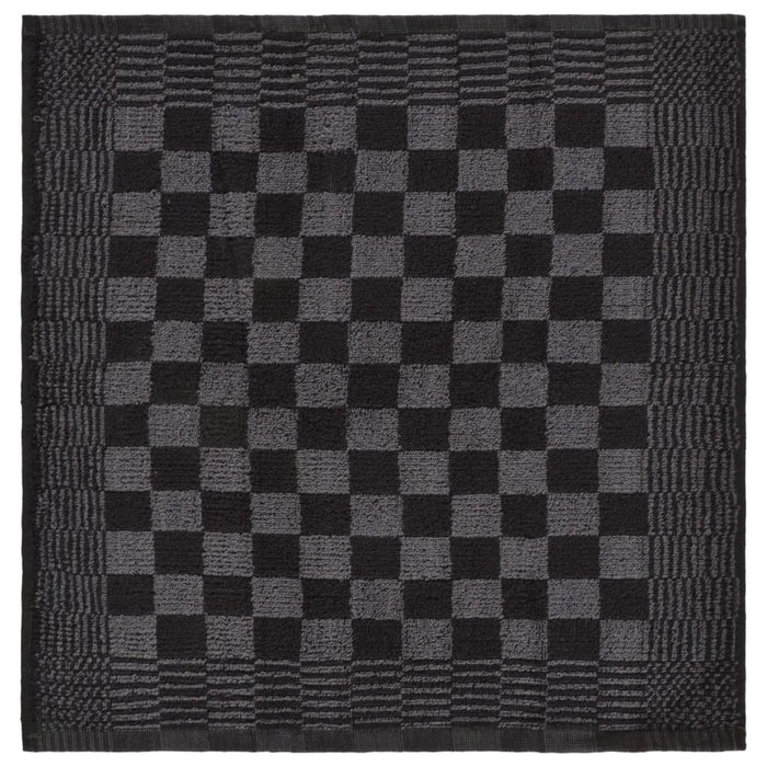 Set Strofinacci 50 pz in Cotone Nero e Grigio 136287