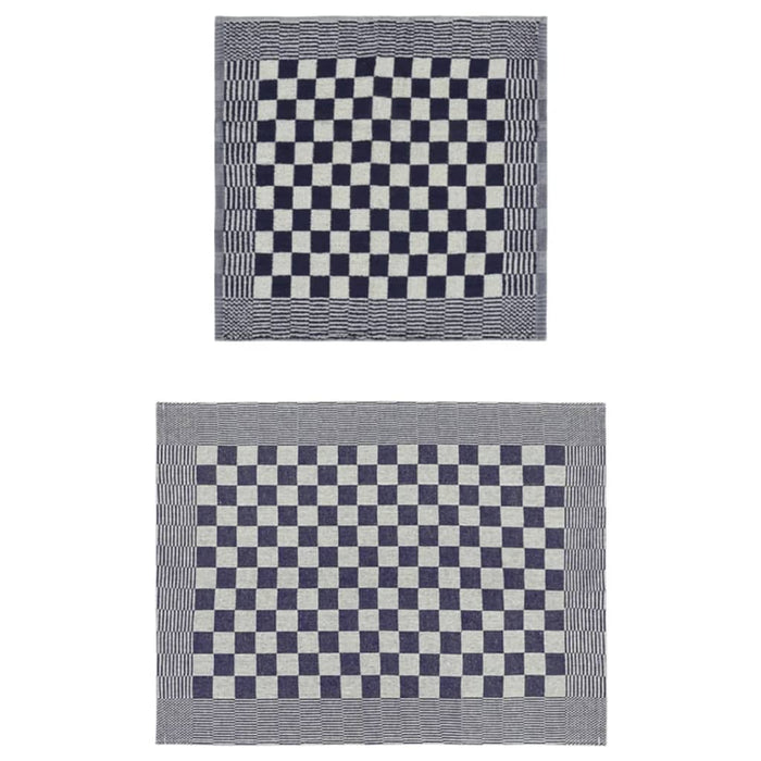 Set Strofinacci 50 pz in Cotone Blu e Biancocod mxl 82457